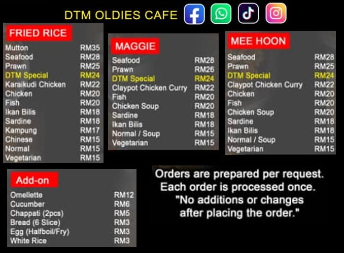 DTM MENU 3
